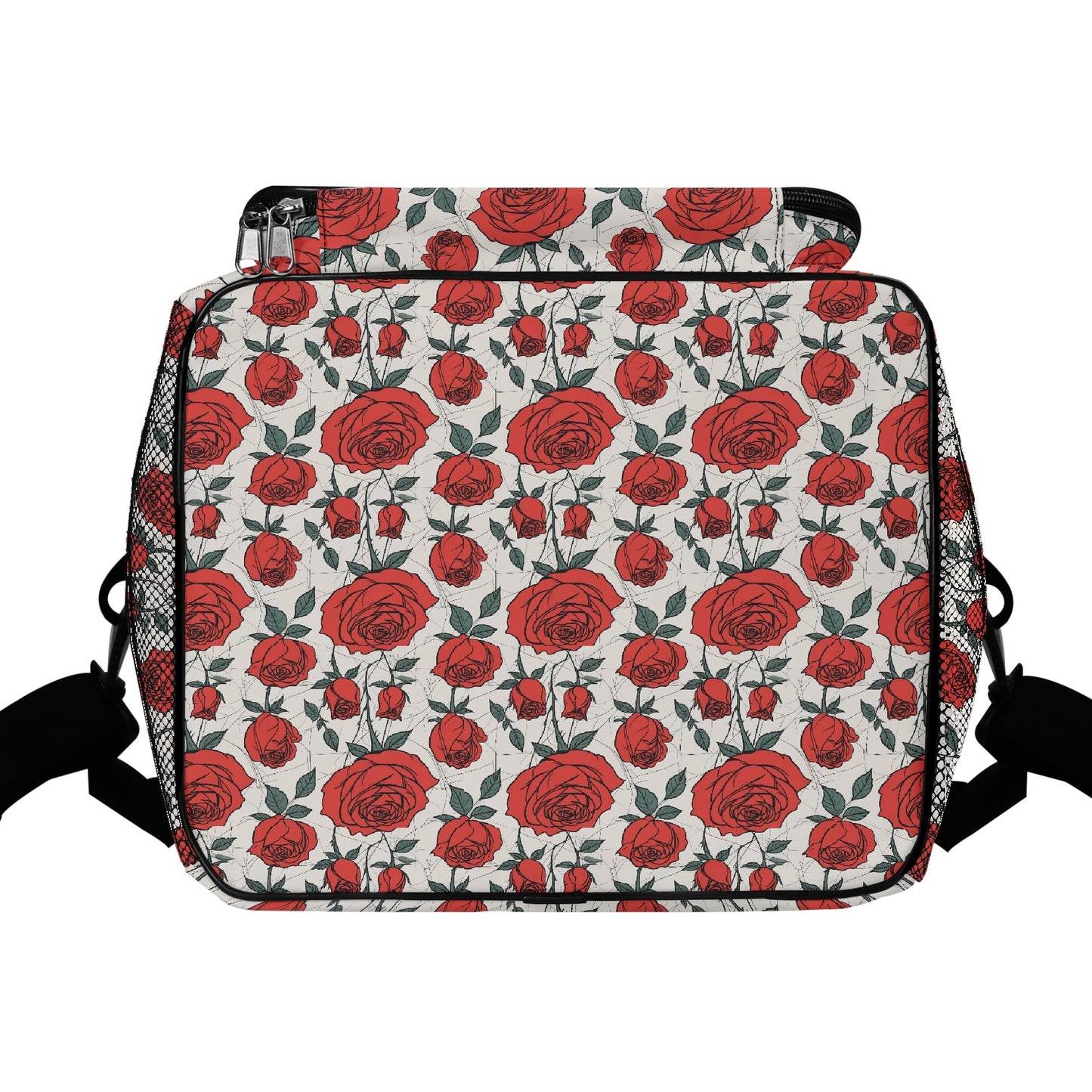 Red Roses Insulated Leakproof Cooler Bag Lunch Box