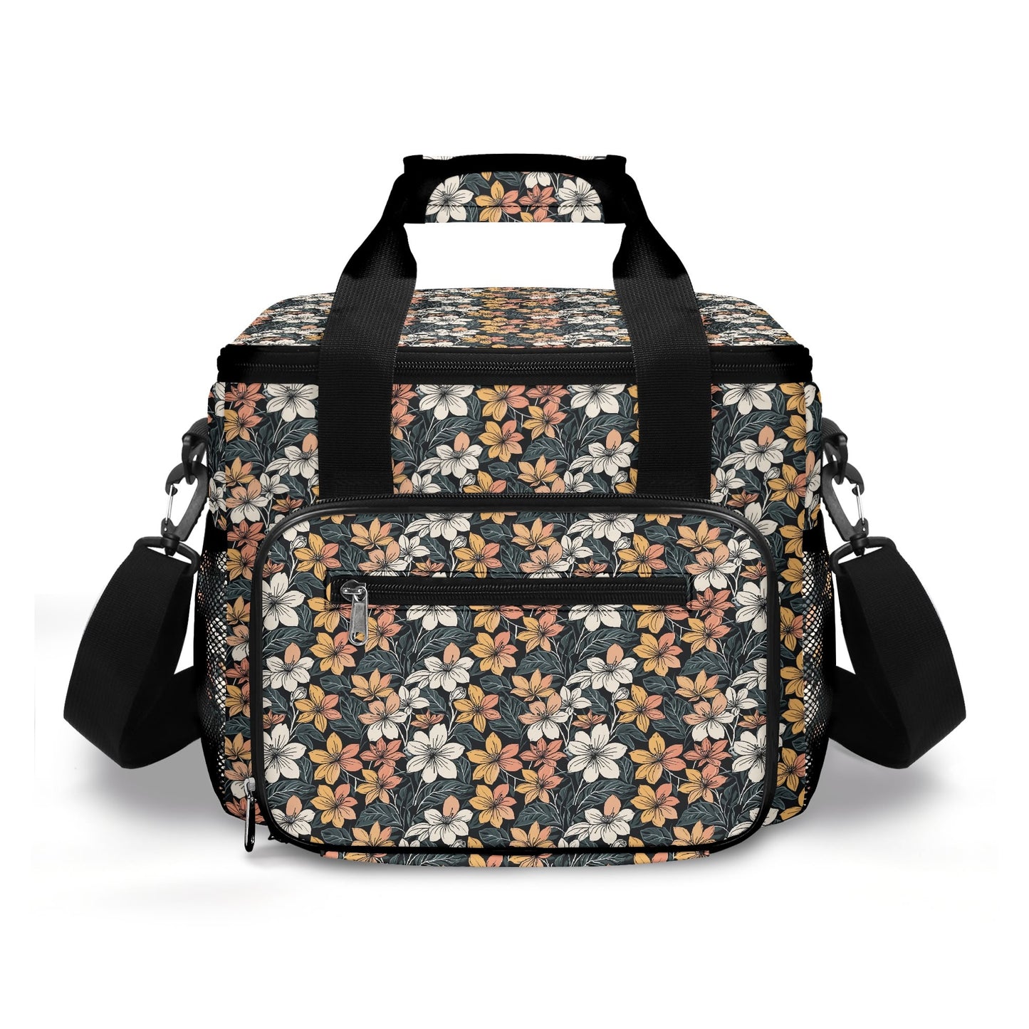 Field of Flowers Insulated Leakproof Cooler Bag Lunch Box