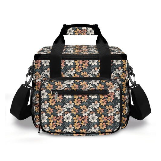 Field of Flowers Insulated Leakproof Cooler Bag Lunch Box