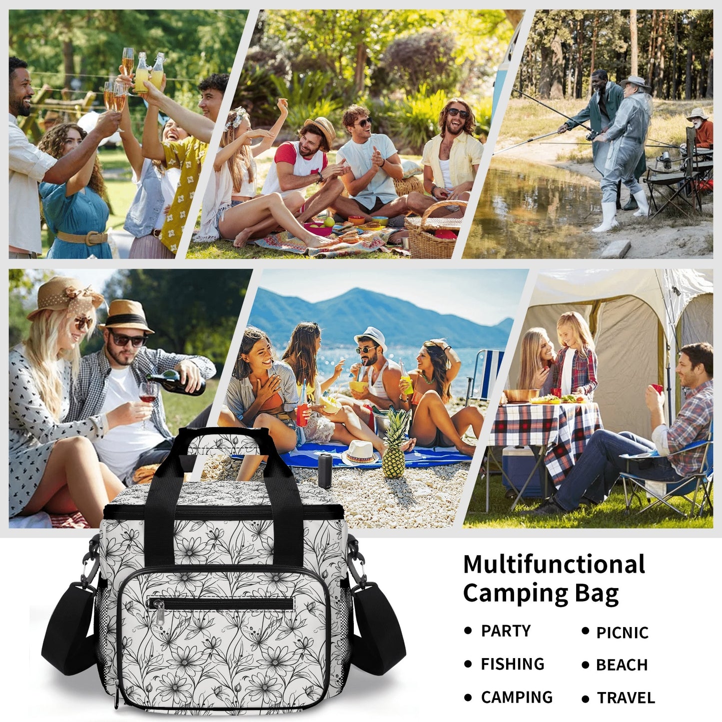 Neutral Spring Insulated Leakproof Cooler Bag Lunch Box