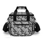 Black and White Daisys Insulated Leakproof Cooler Bag Lunch Box