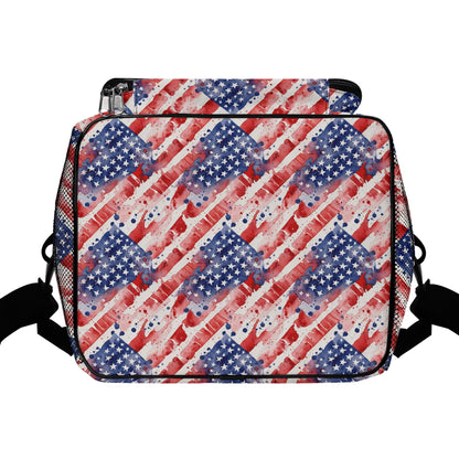 Watercolor Independence Insulated Leakproof Cooler Bag Lunch Box