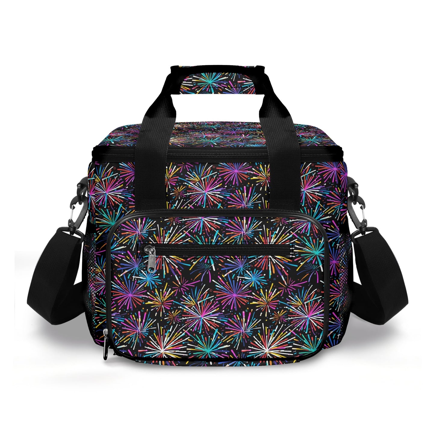 Sharp Fireworks Insulated Leakproof Cooler Bag Lunch Box