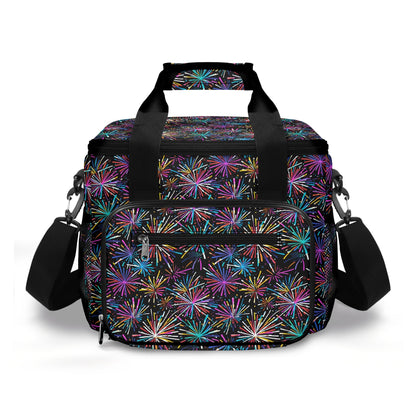 Sharp Fireworks Insulated Leakproof Cooler Bag Lunch Box