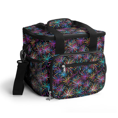Sharp Fireworks Insulated Leakproof Cooler Bag Lunch Box