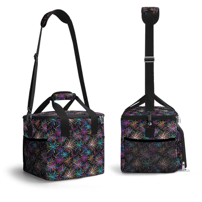 Sharp Fireworks Insulated Leakproof Cooler Bag Lunch Box