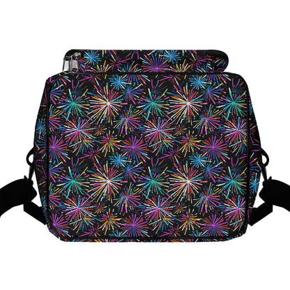 Sharp Fireworks Insulated Leakproof Cooler Bag Lunch Box