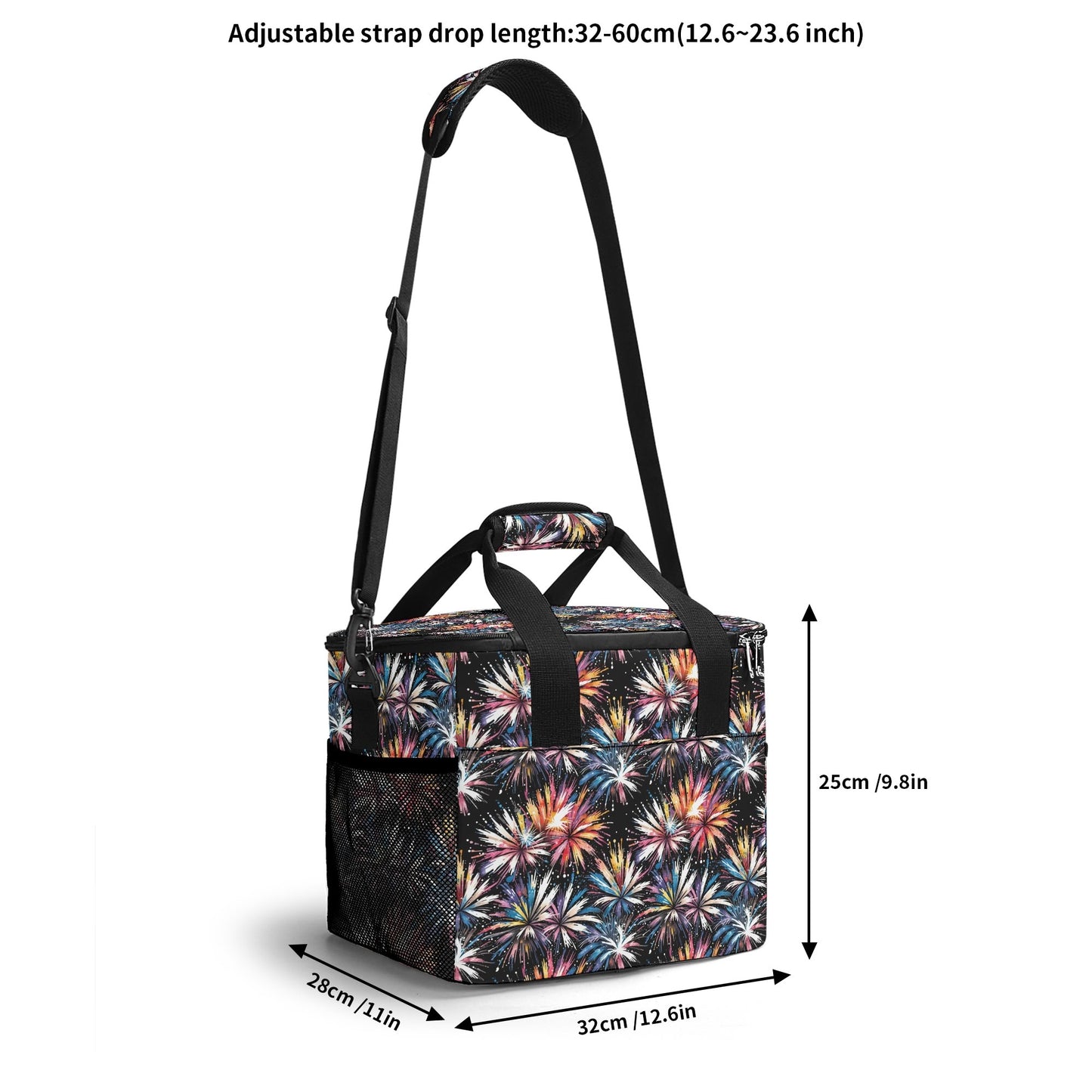 Freedom Fireworks Insulated Leakproof Cooler Bag Lunch Box