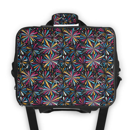Colorful FIreworks Insulated Leakproof Cooler Bag Lunch Box