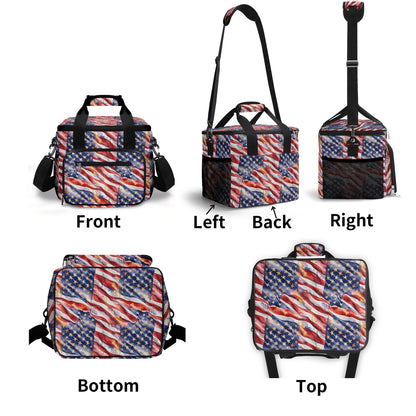 USA Proud Insulated Leakproof Cooler Bag Lunch Box