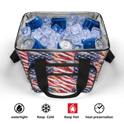 USA Proud Insulated Leakproof Cooler Bag Lunch Box