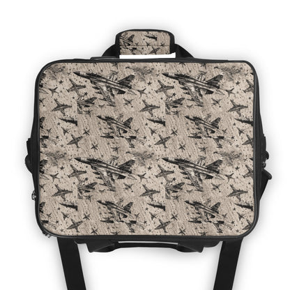 Abstract Jets Insulated Leakproof Cooler Bag Lunch Box