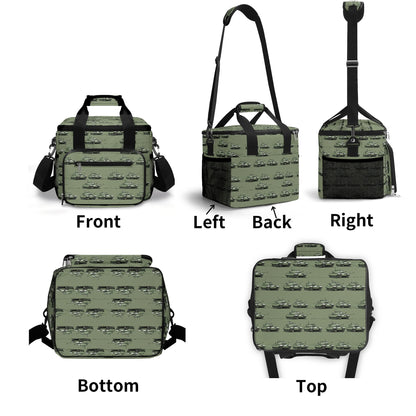 Green Tanks Insulated Leakproof Cooler Bag Lunch Box