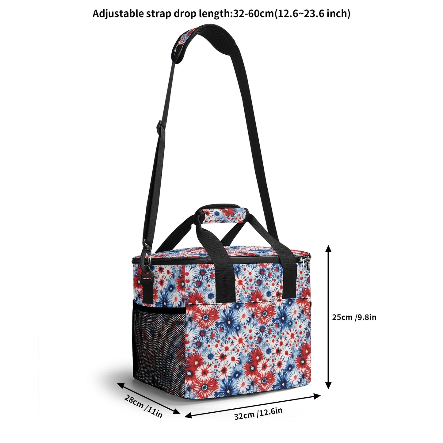 Floral USA Insulated Leakproof Cooler Bag Lunch Box