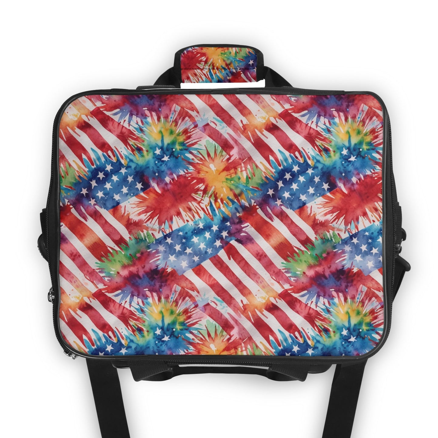 Firework Flag Insulated Leakproof Cooler Bag Lunch Box