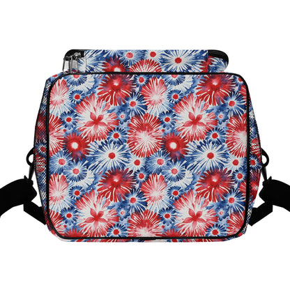 Tie-Dye Firework Insulated Leakproof Cooler Bag Lunch Box