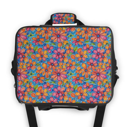 Floral Trippy Insulated Leakproof Cooler Bag Lunch Box