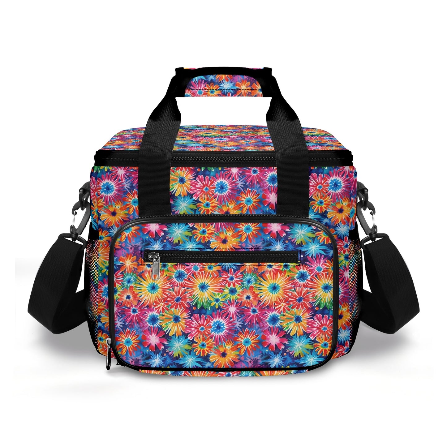 Daisy Tie-Dye Insulated Leakproof Cooler Bag Lunch Box