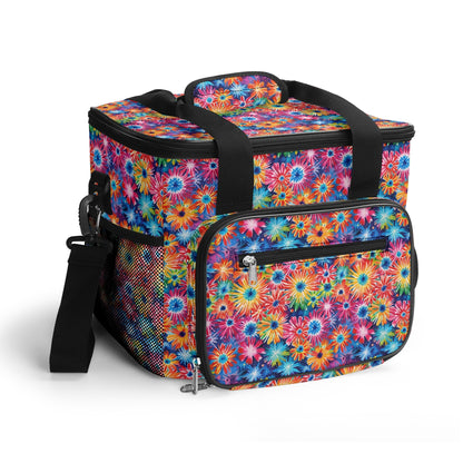 Daisy Tie-Dye Insulated Leakproof Cooler Bag Lunch Box