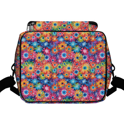 Daisy Tie-Dye Insulated Leakproof Cooler Bag Lunch Box