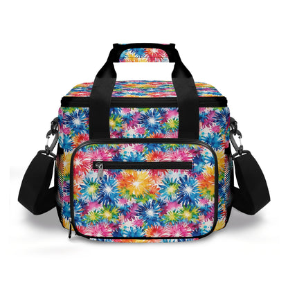 Tie-Dye Explosion Insulated Leakproof Cooler Bag Lunch Box