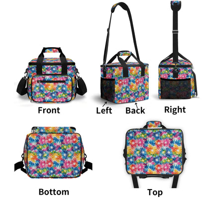 Tie-Dye Explosion Insulated Leakproof Cooler Bag Lunch Box