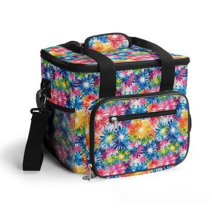 Tie-Dye Explosion Insulated Leakproof Cooler Bag Lunch Box