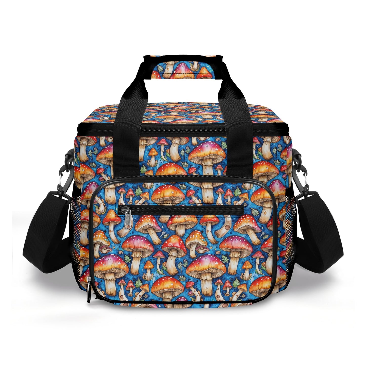 Tie-Dye Mushroom Insulated Leakproof Cooler Bag Lunch Box