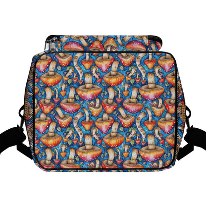 Tie-Dye Mushroom Insulated Leakproof Cooler Bag Lunch Box