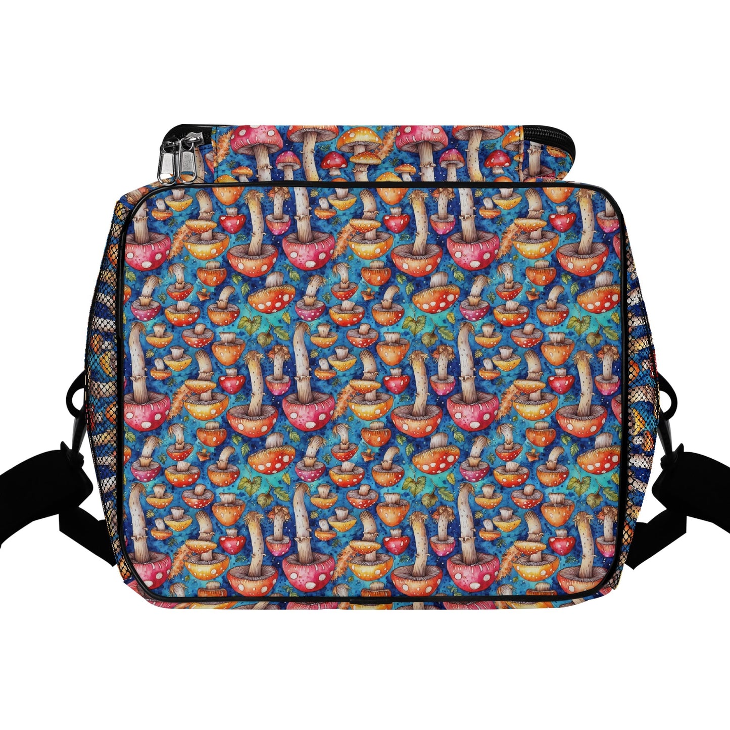 Trippy Mushroom Insulated Leakproof Cooler Bag Lunch Box