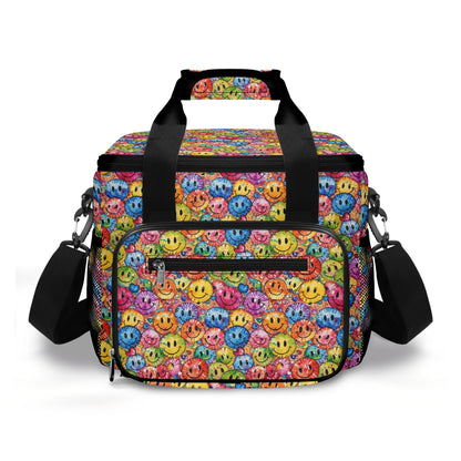 Trippy Smiles Insulated Leakproof Cooler Bag Lunch Box