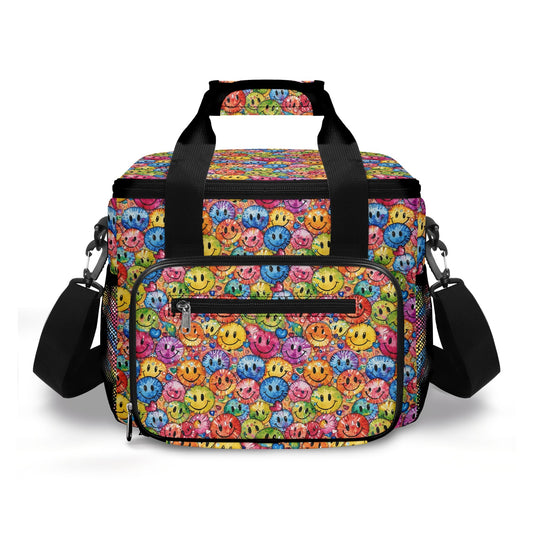 Trippy Smiles Insulated Leakproof Cooler Bag Lunch Box