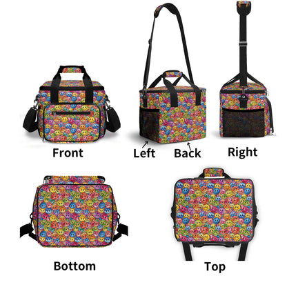 Trippy Smiles Insulated Leakproof Cooler Bag Lunch Box