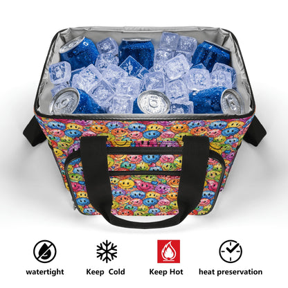Trippy Smiles Insulated Leakproof Cooler Bag Lunch Box