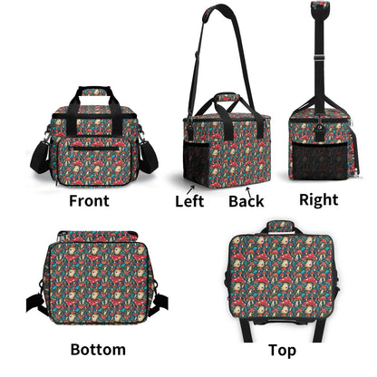 Deathcap Mushroom Insulated Leakproof Cooler Bag Lunch Box