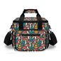 Colored Mushrooms Insulated Leakproof Cooler Bag Lunch Box