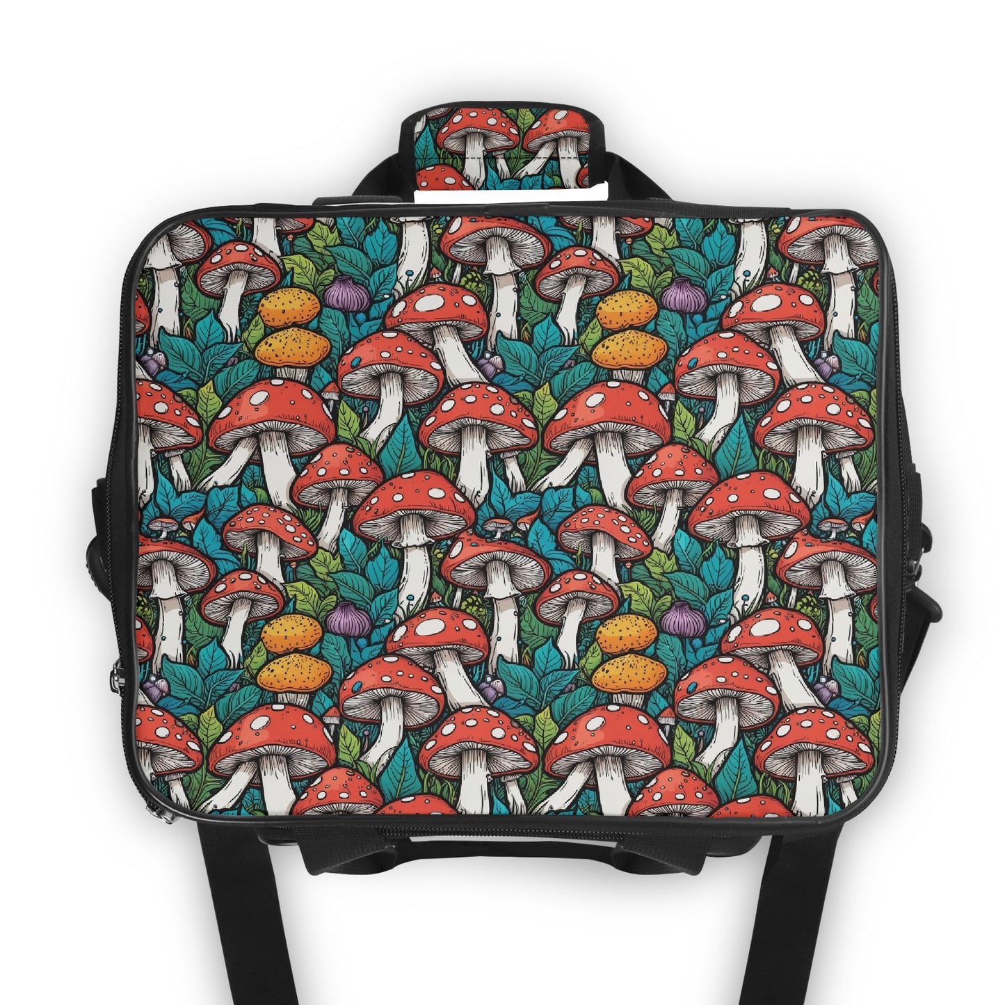 Colored Mushrooms Insulated Leakproof Cooler Bag Lunch Box
