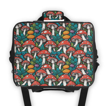 Colored Mushrooms Insulated Leakproof Cooler Bag Lunch Box