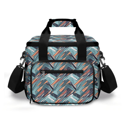 Abstract Breeze Insulated Leakproof Cooler Bag Lunch Box