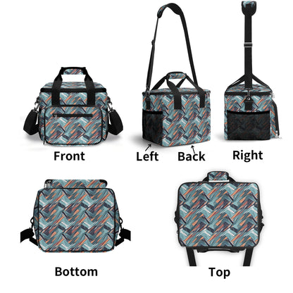 Abstract Breeze Insulated Leakproof Cooler Bag Lunch Box