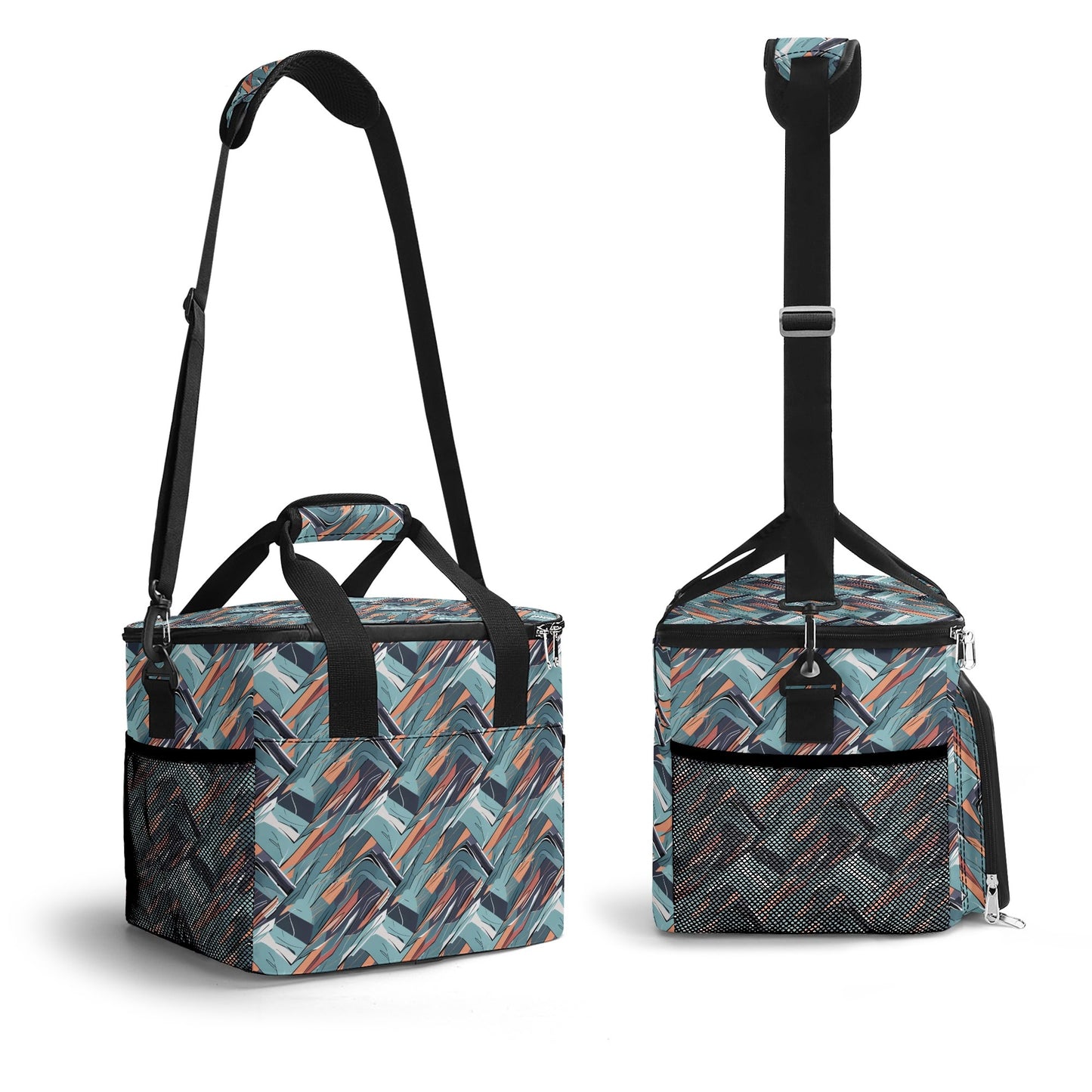 Abstract Breeze Insulated Leakproof Cooler Bag Lunch Box
