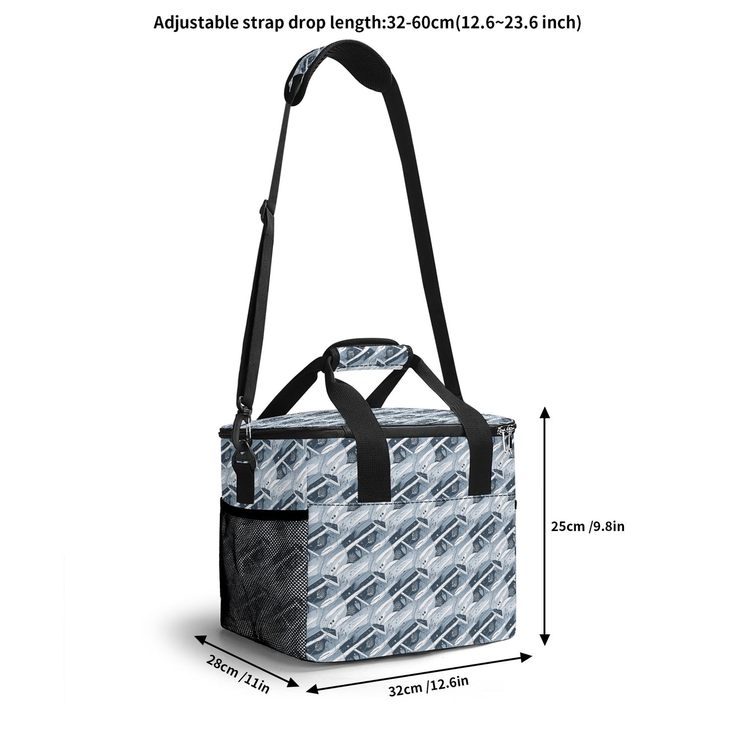 Blue Wind Insulated Leakproof Cooler Bag Lunch Box