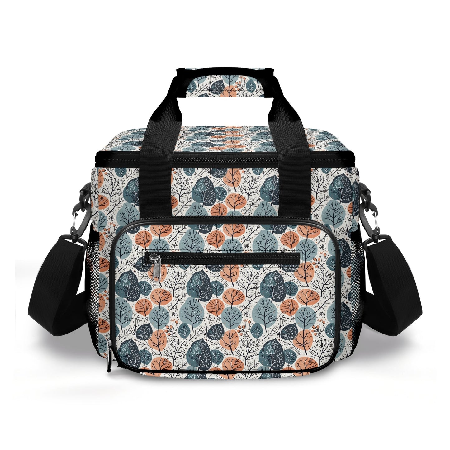 Freezing Leaves Insulated Leakproof Cooler Bag Lunch Box