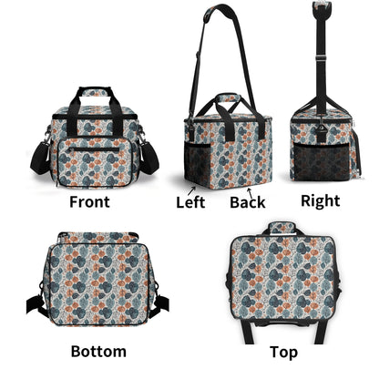Freezing Leaves Insulated Leakproof Cooler Bag Lunch Box