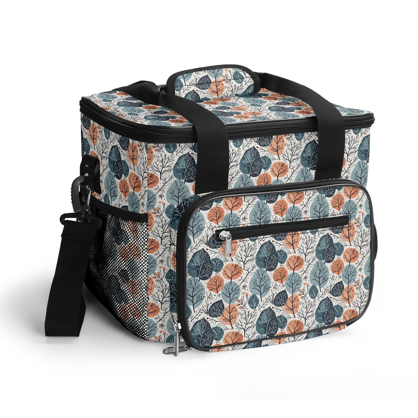 Freezing Leaves Insulated Leakproof Cooler Bag Lunch Box