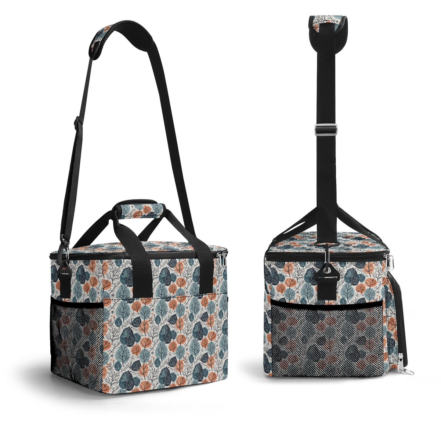 Freezing Leaves Insulated Leakproof Cooler Bag Lunch Box
