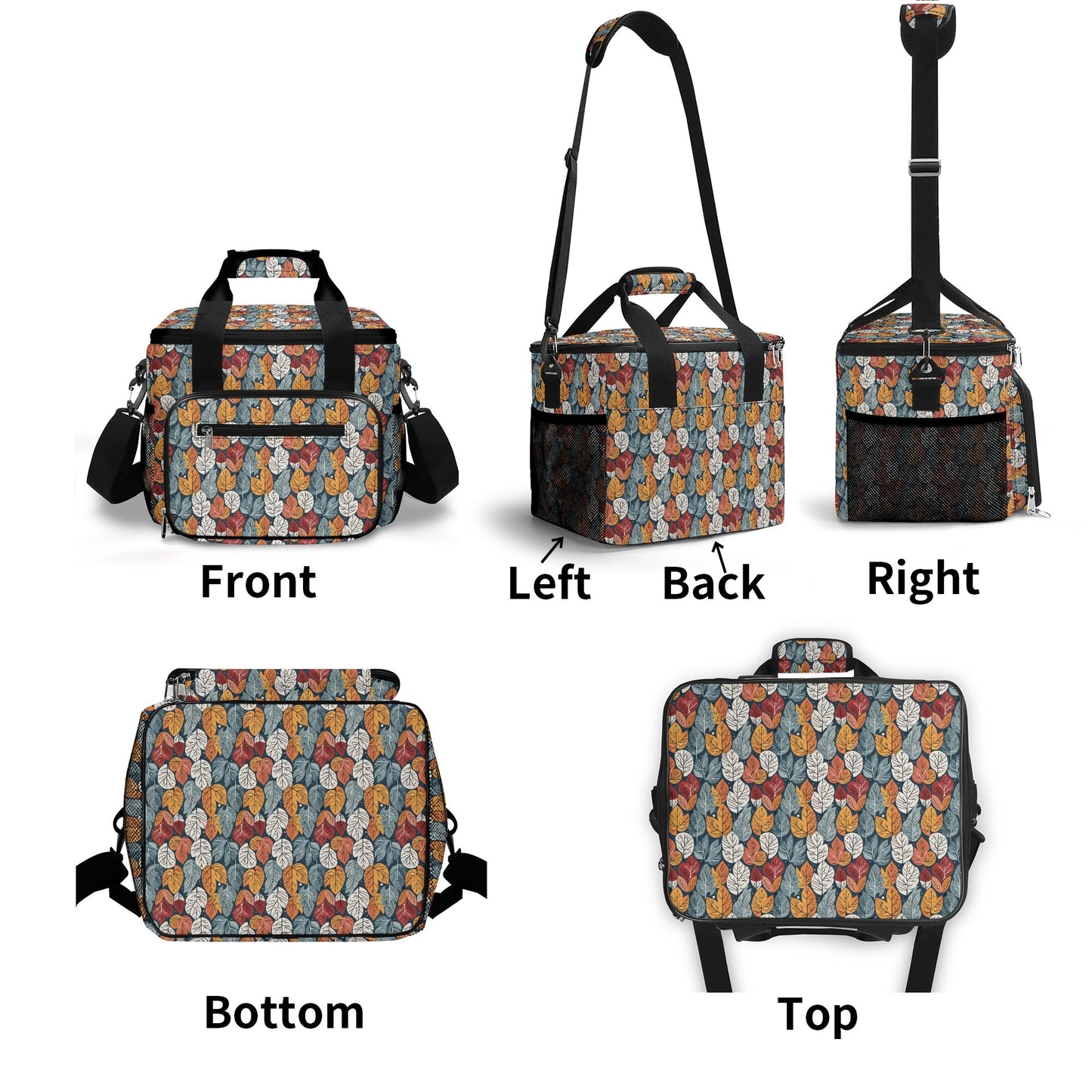 Fall Into Winter Insulated Leakproof Cooler Bag Lunch Box