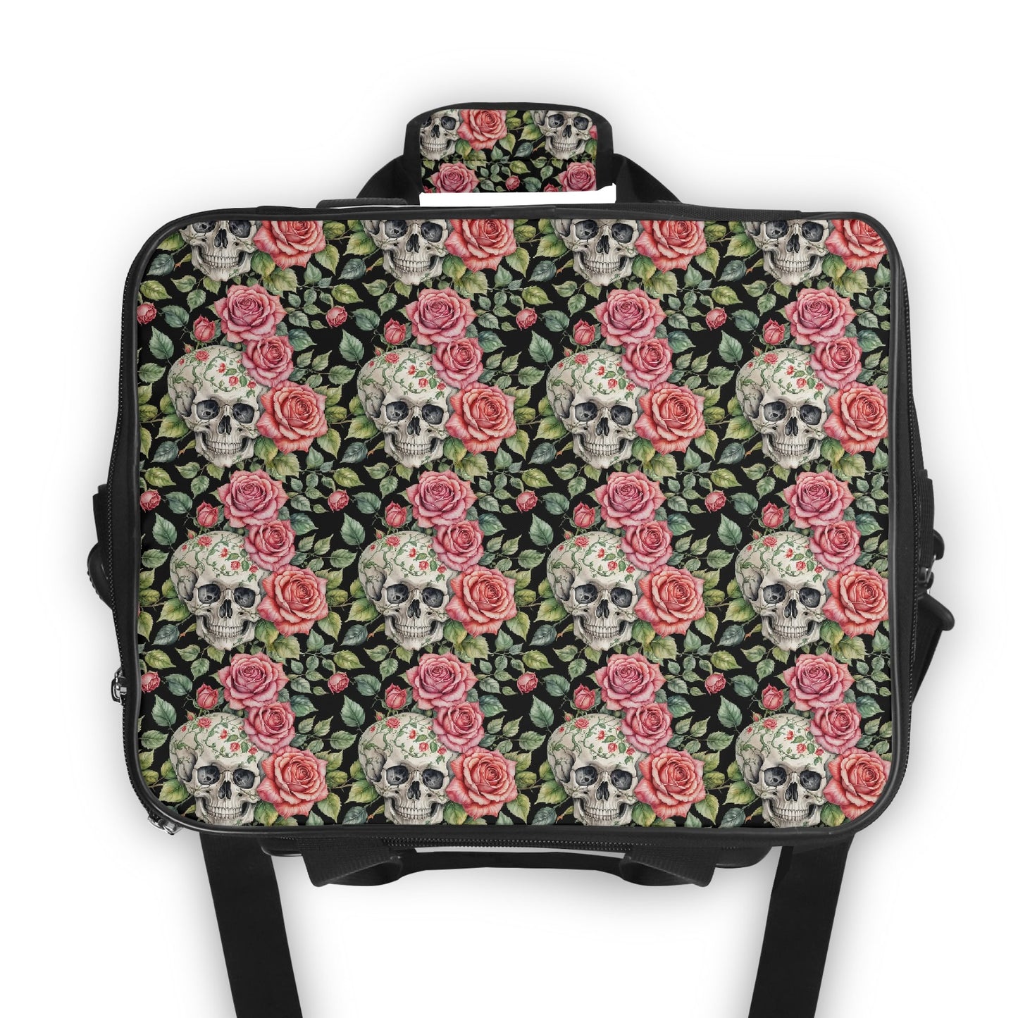 Pink Skulls Insulated Leakproof Cooler Bag Lunch Box