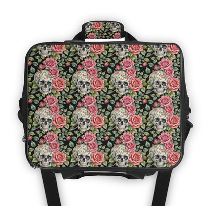 Pink Skulls Insulated Leakproof Cooler Bag Lunch Box