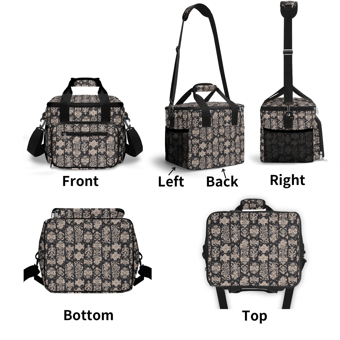 Gothic Emblem Insulated Leakproof Cooler Bag Lunch Box